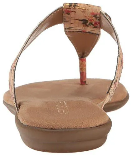 Aerosoles Supper Chlub Flip Flop Floral Cork 95 M Us