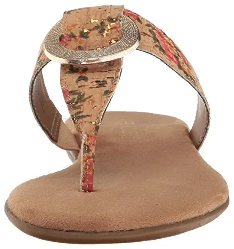 Aerosoles Supper Chlub Flip Flop Floral Cork 95 M Us