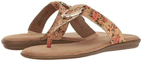 Aerosoles Supper Chlub Flip Flop Floral Cork 95 M Us