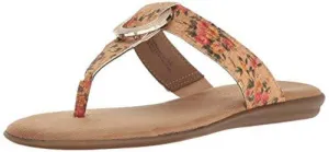 Aerosoles Supper Chlub Flip Flop Floral Cork 95 M Us