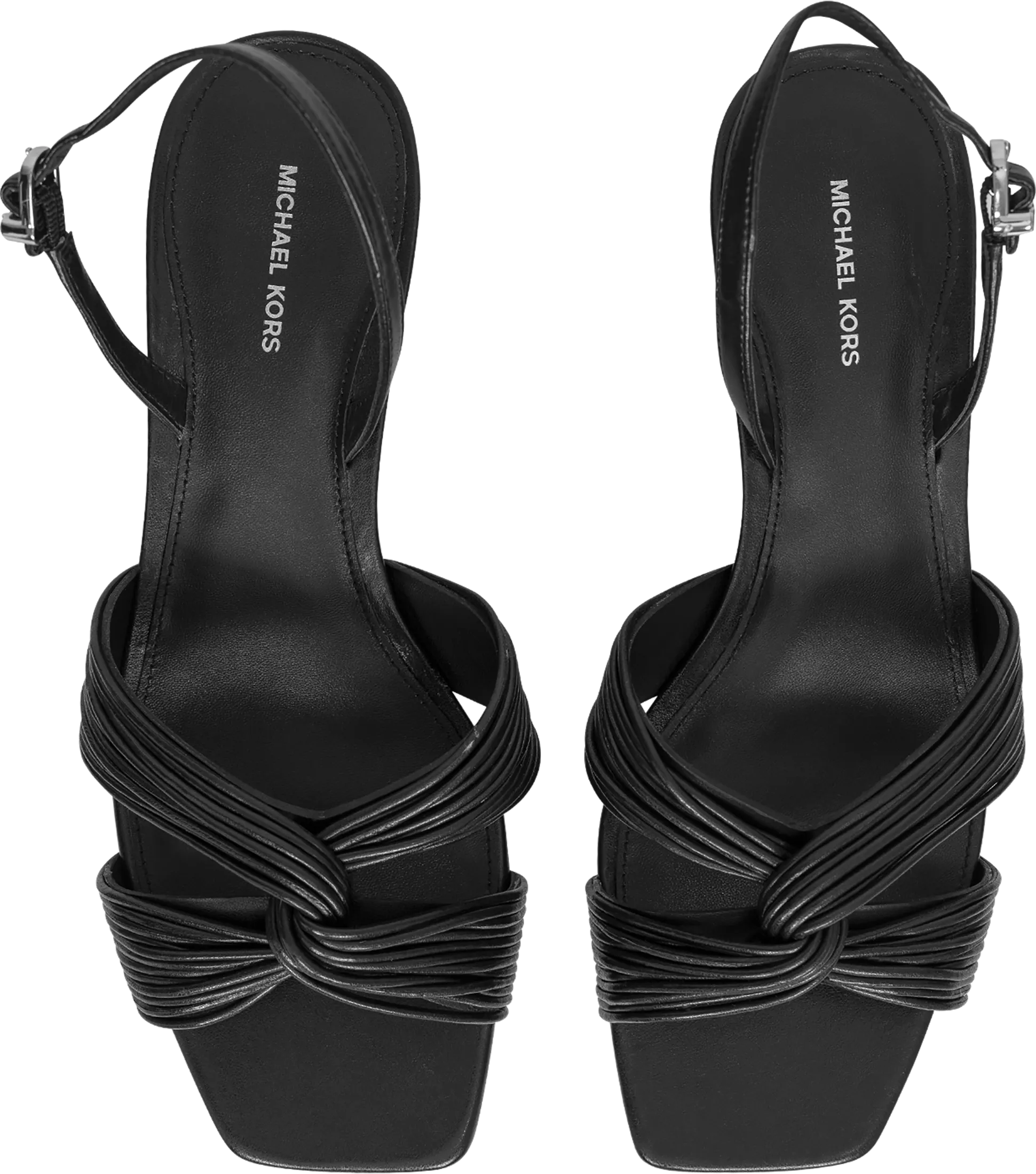 Alessia Kitten Sandal - Black