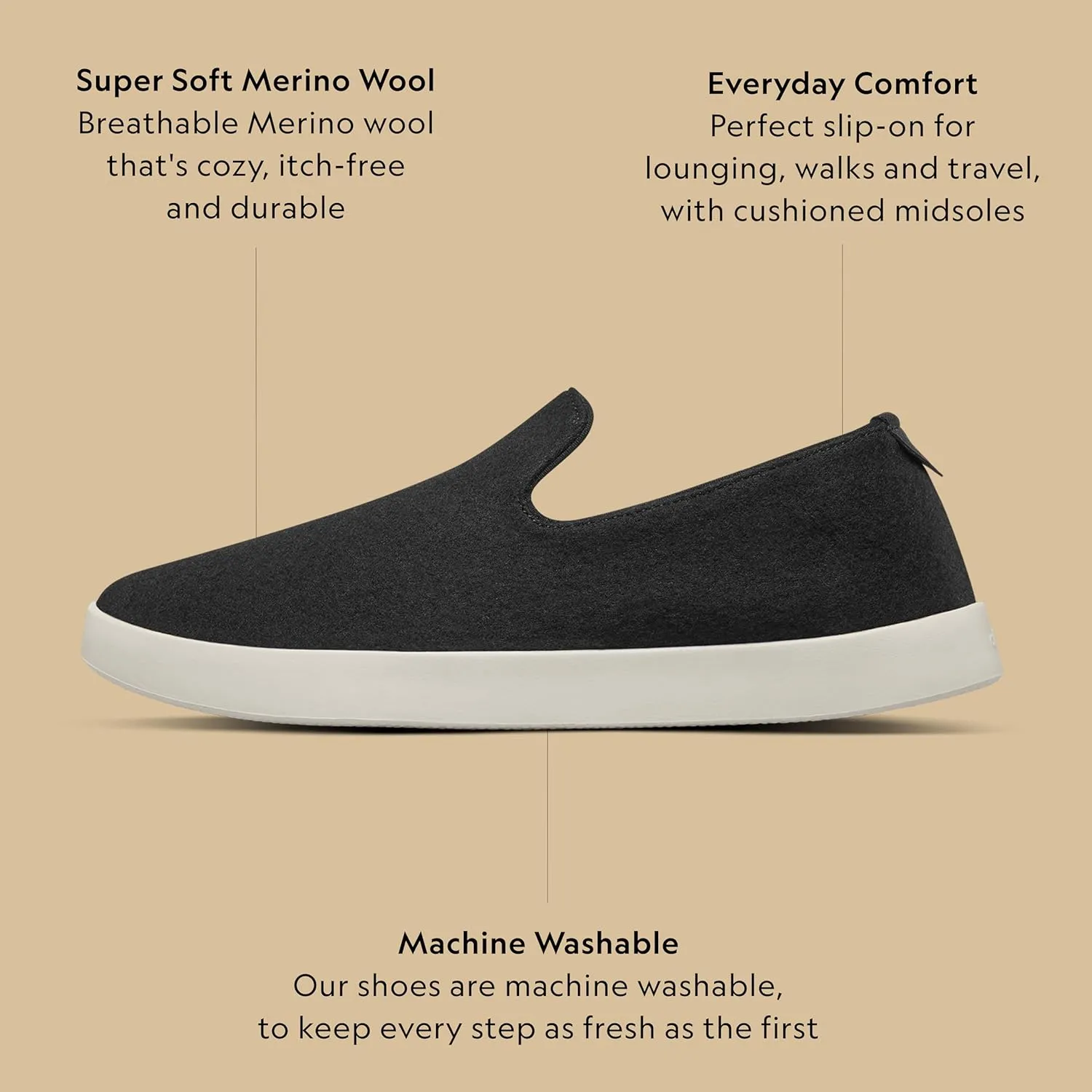 Allbirds Women's Wool Loungers Everyday Slip-On Sneakers
