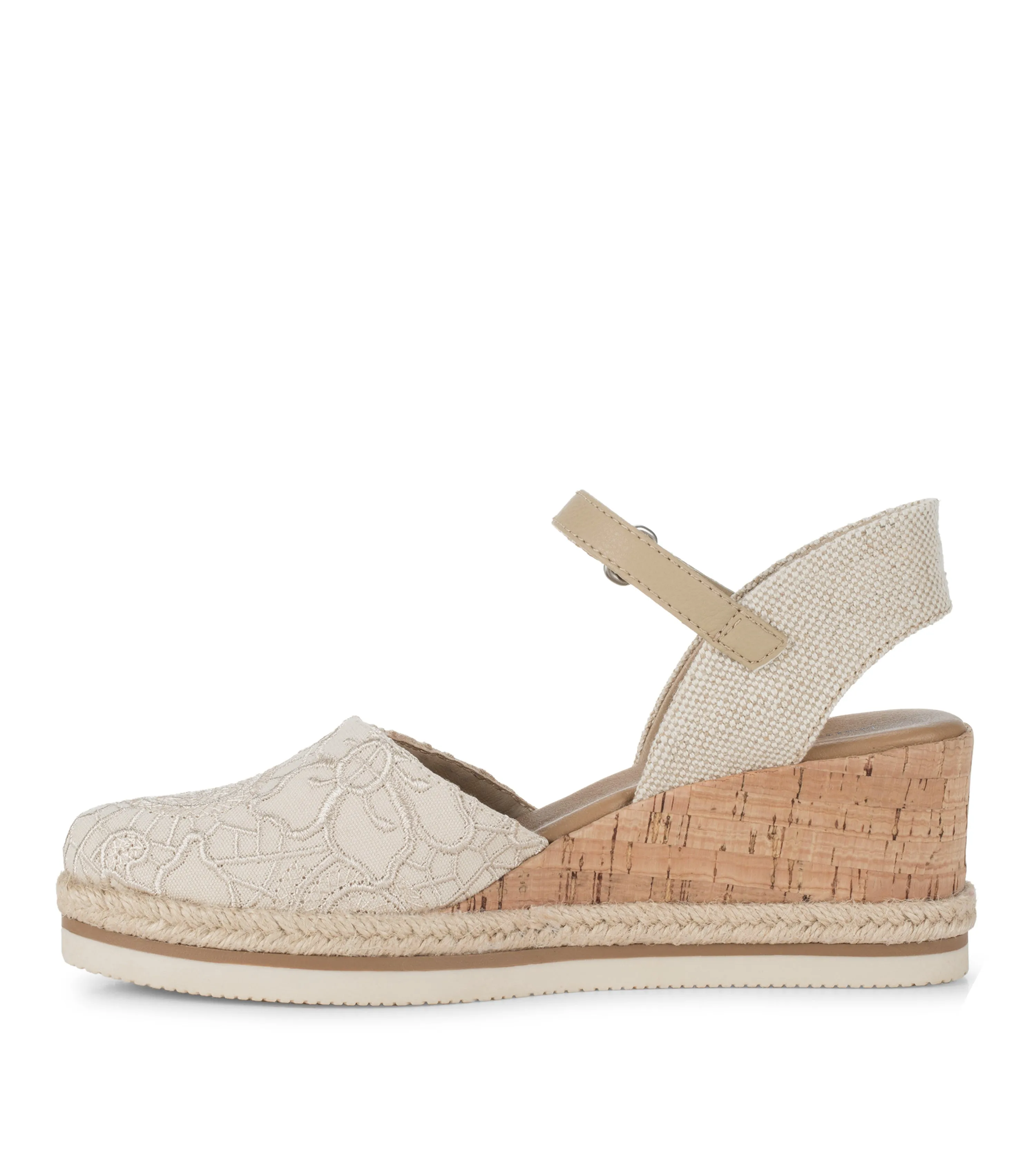 Alycia Closed Toe Wedge Sandal