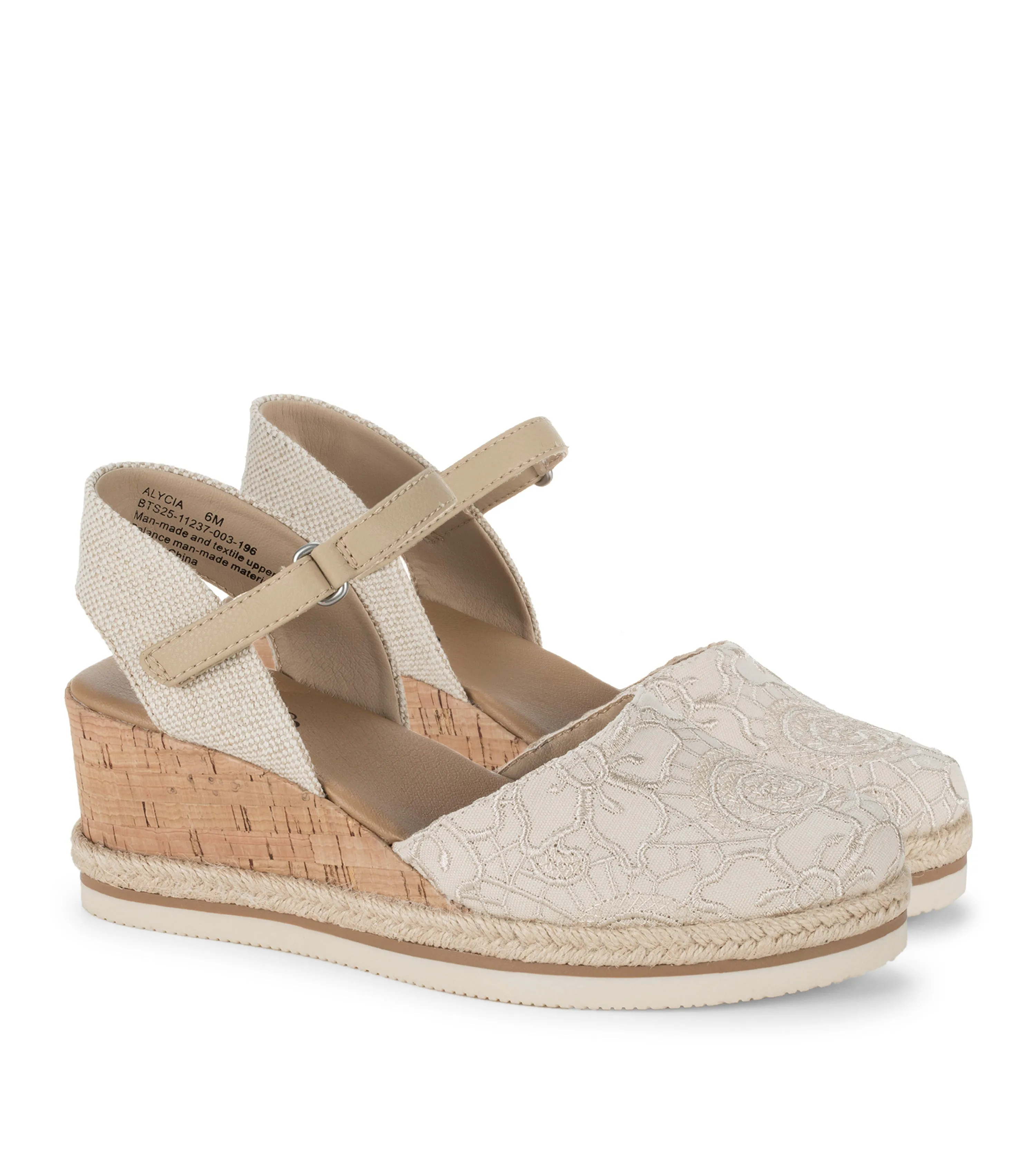 Alycia Closed Toe Wedge Sandal