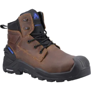 Amblers Safety Men's 980C Crusader Safety Boot in Brown