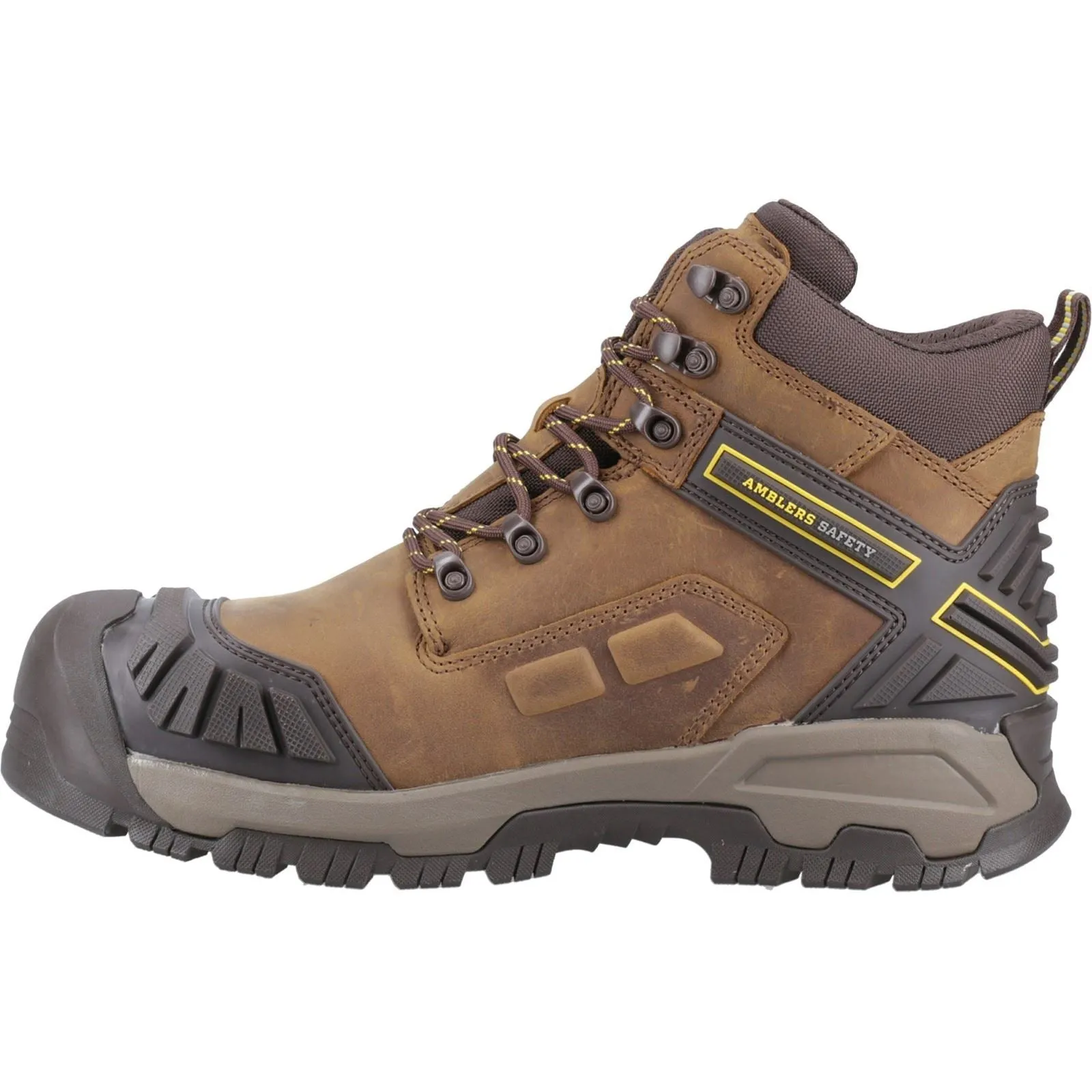 Amblers Safety Quarry Leather Brown Safety Boots