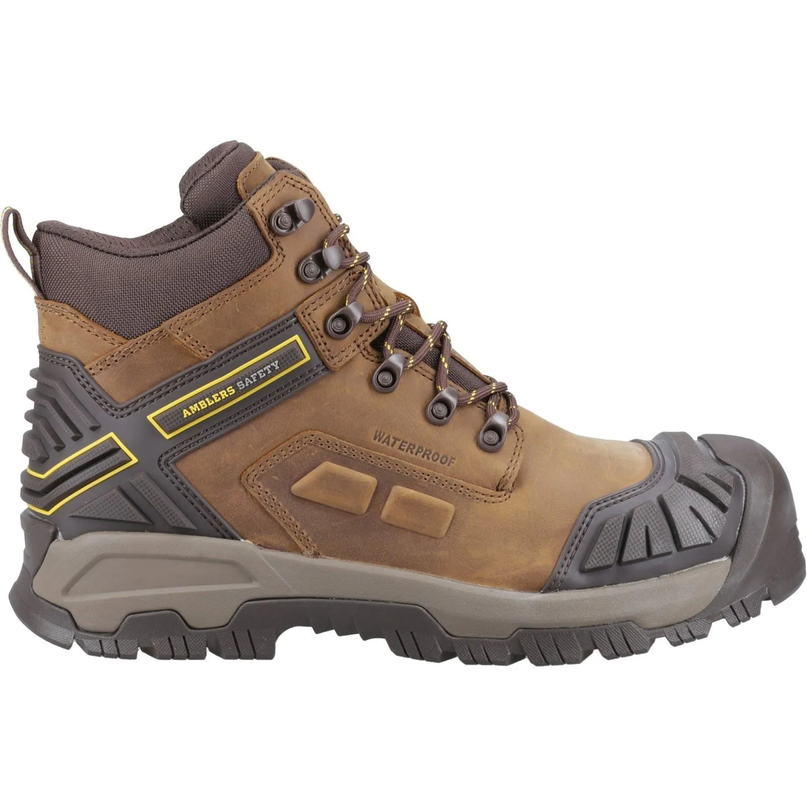 Amblers Safety Quarry Leather Brown Safety Boots