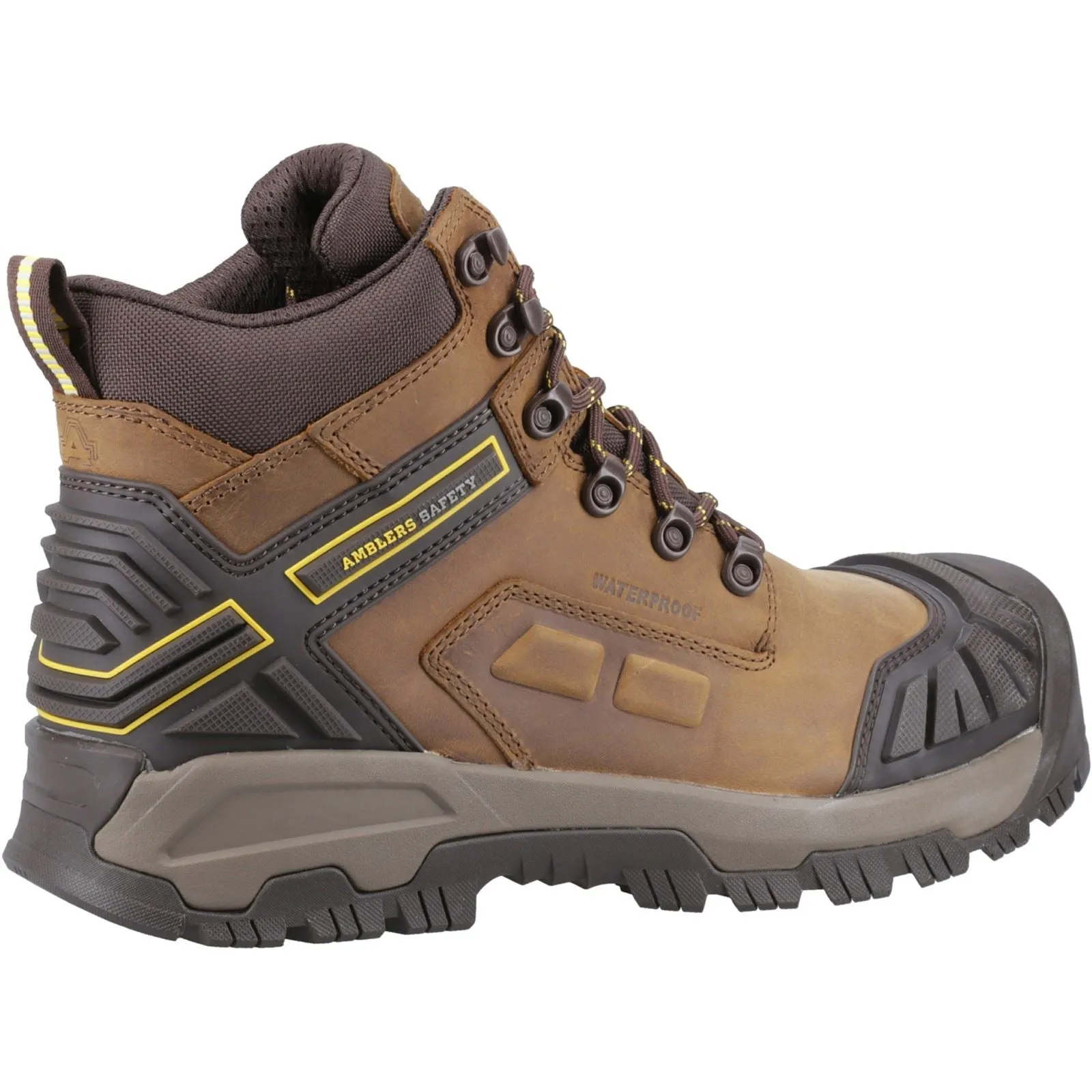 Amblers Safety Quarry Leather Brown Safety Boots