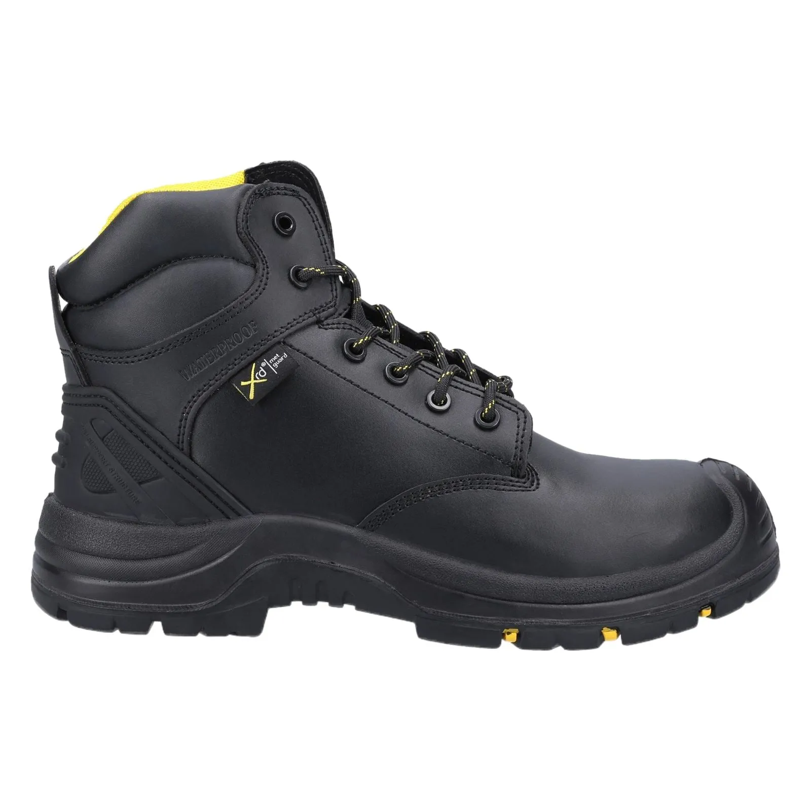 Amblers Safety Unisex AS303C Wrekin Metal Free Metatarsal Waterproof Safety Boot in Black