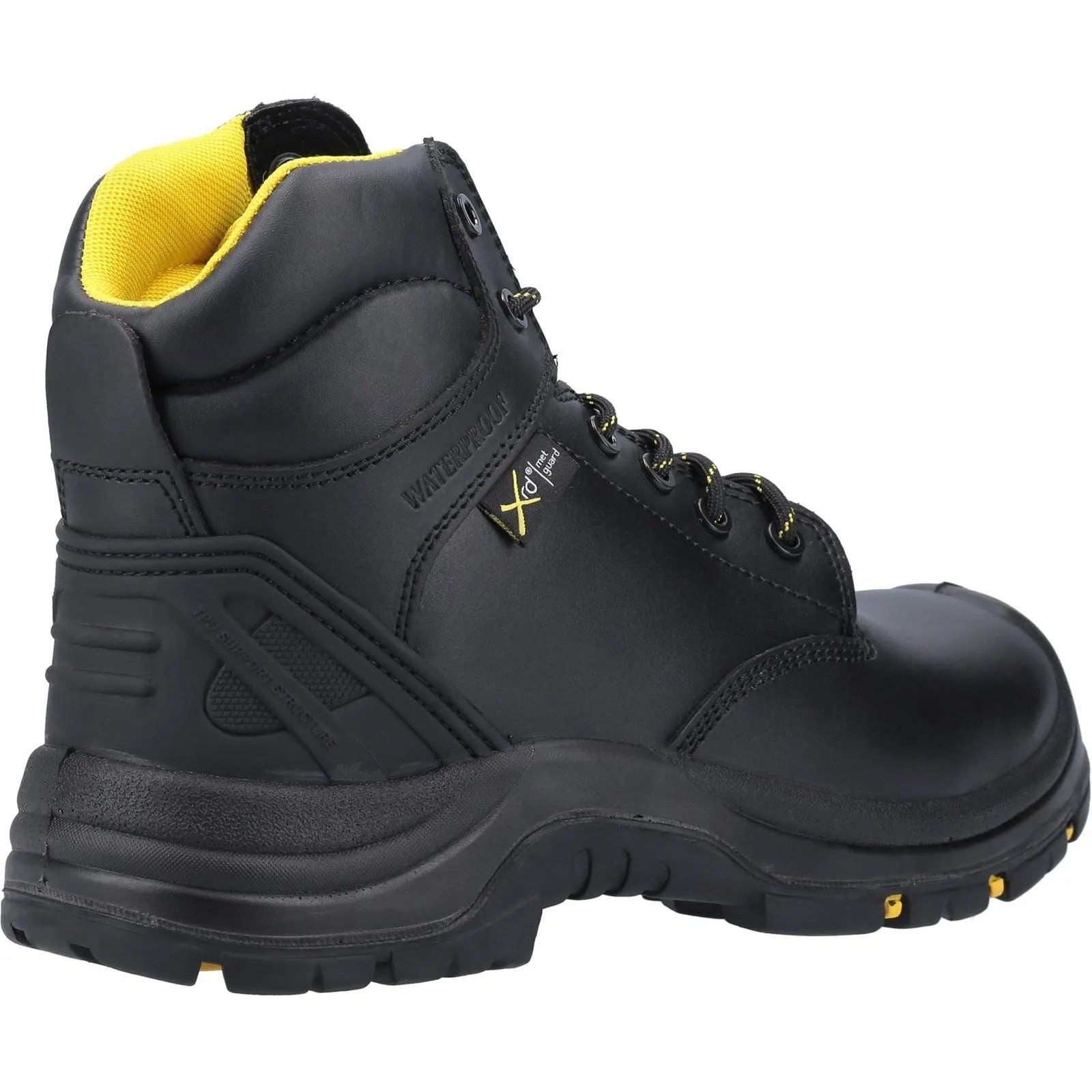 Amblers Safety Unisex AS303C Wrekin Metal Free Metatarsal Waterproof Safety Boot in Black