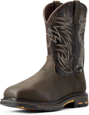 Ariat Men's Workhog Wide Square Toe Waterproof Metguard Composite Toe Work Boot