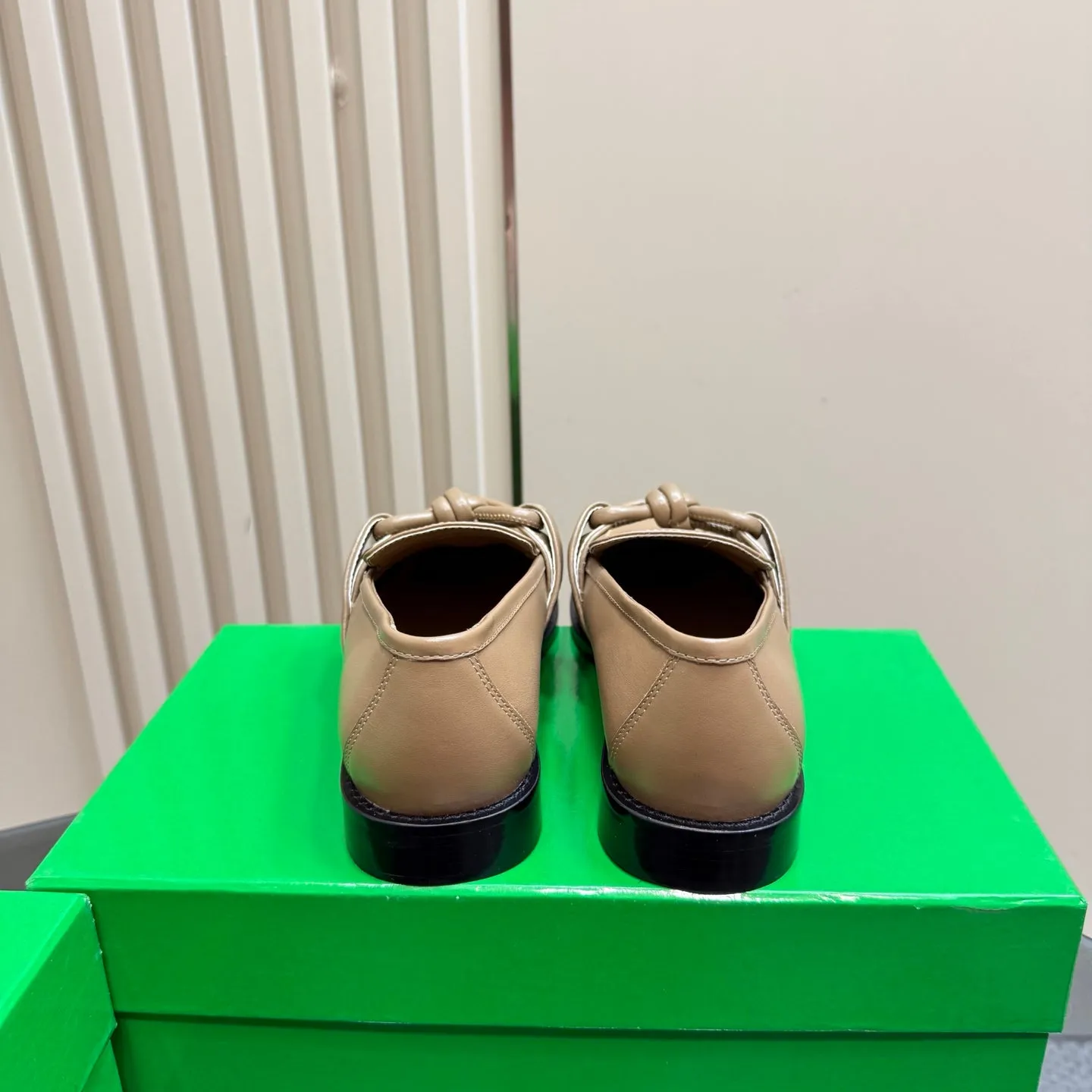 ASTAIRE LOAFER IN LIGHT BROWN CALFSKIN