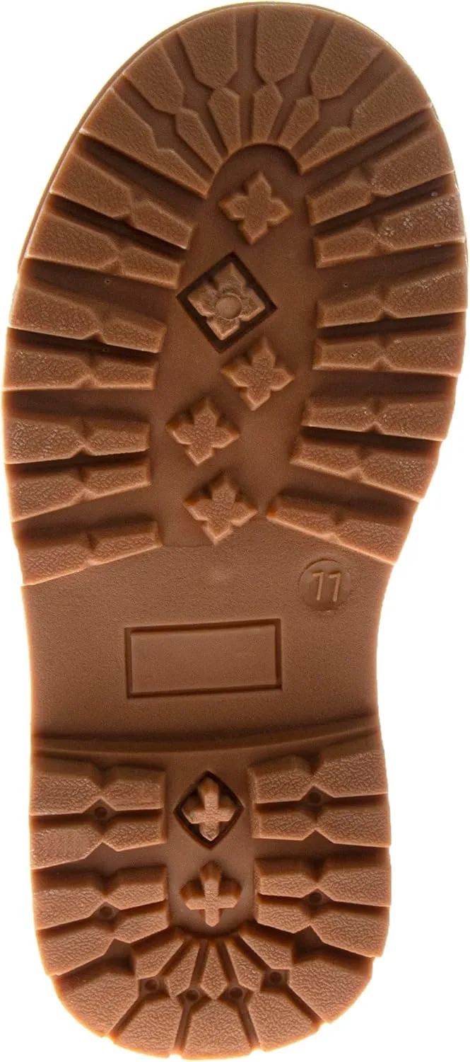 Avalanche Boy's Lace Up Construction Work Boots Outdoor Waterproof Hike Rugged Shoes-Toddler to Big Kid