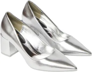 Baden Medium Block Heel Pointed Court Shoes