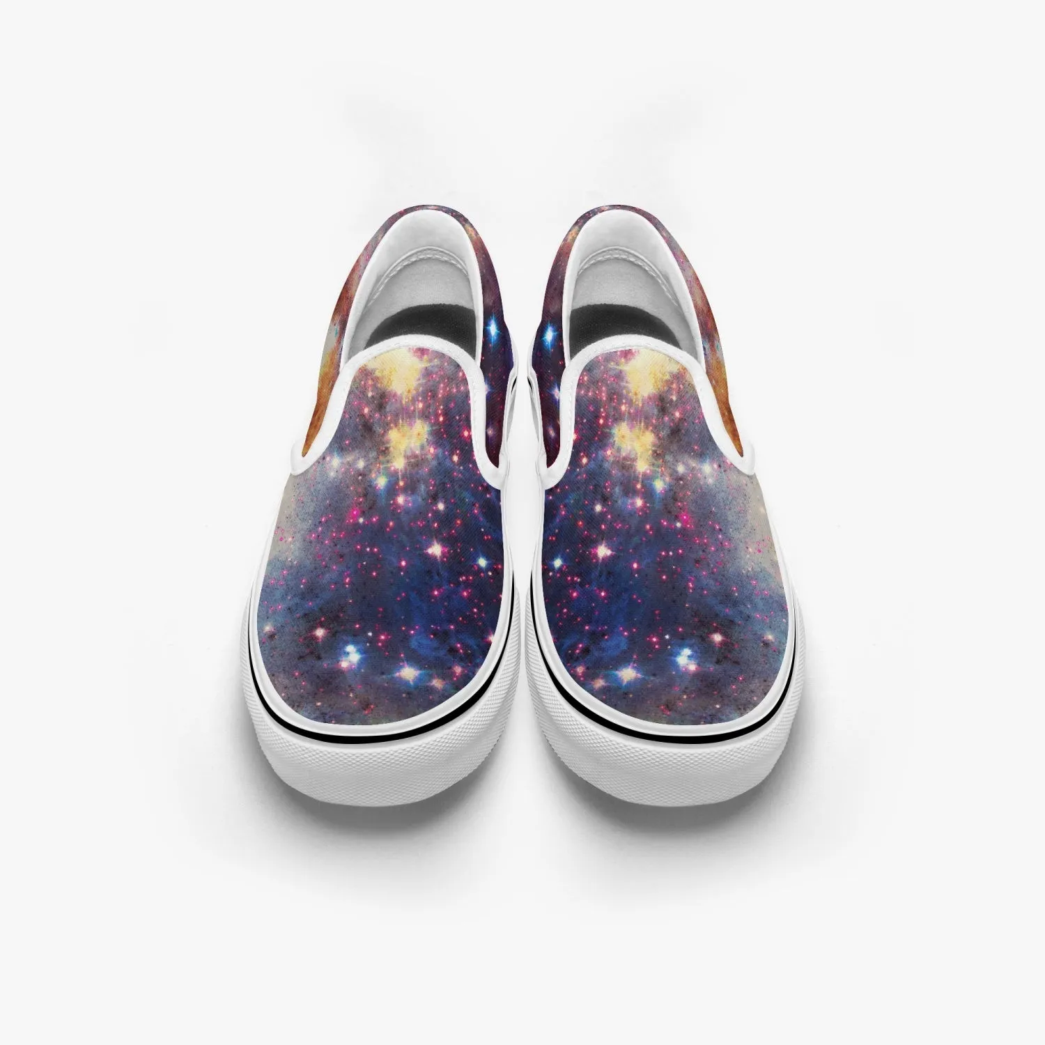 Baltus Split-Style Psychedelic Slip-On Shoes