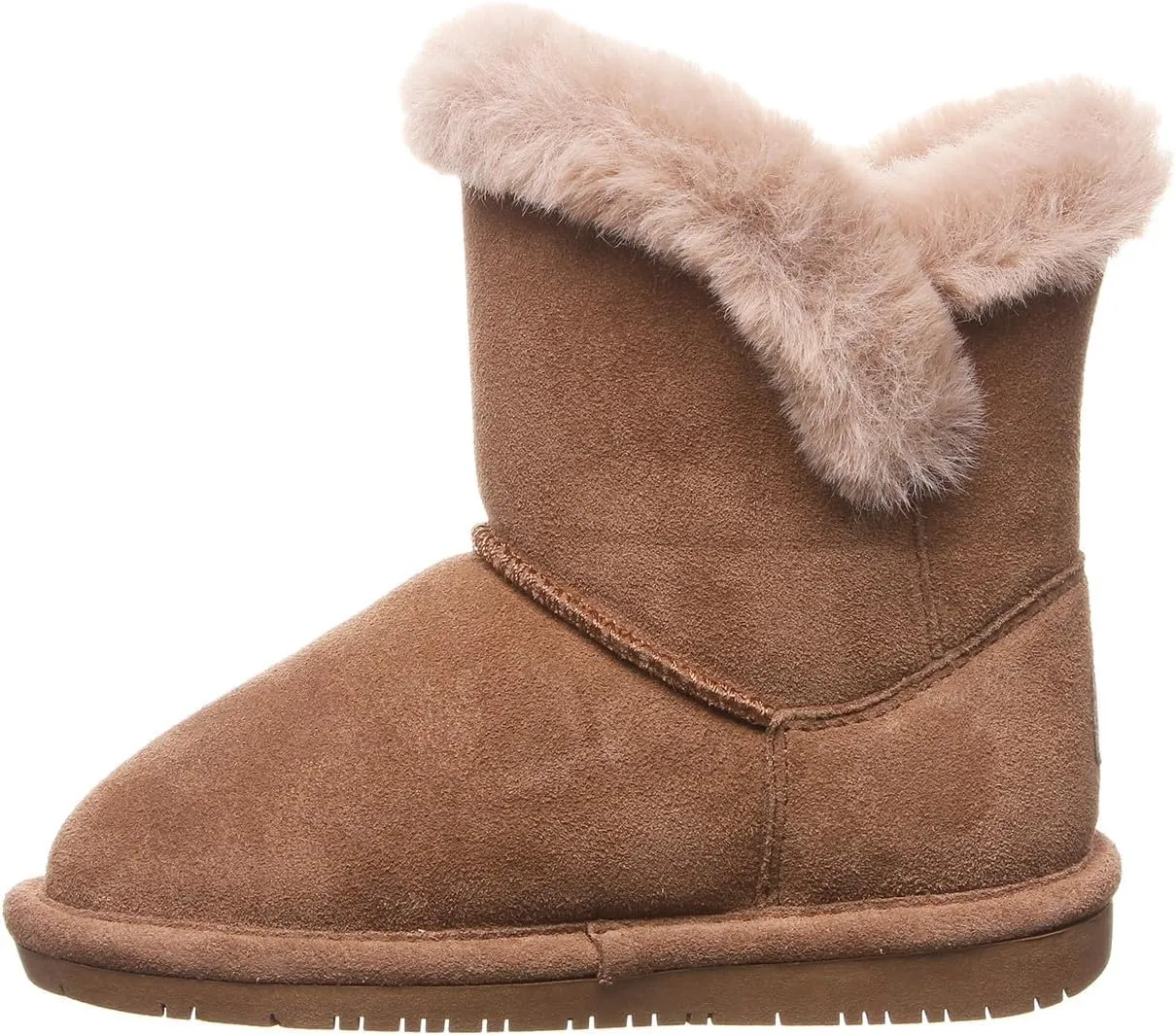 BEARPAW Betsey Youth Multiple Colors | Youth's Boot Classic Suede | Kid's Slip On Boot | Comfortable Winter Boot