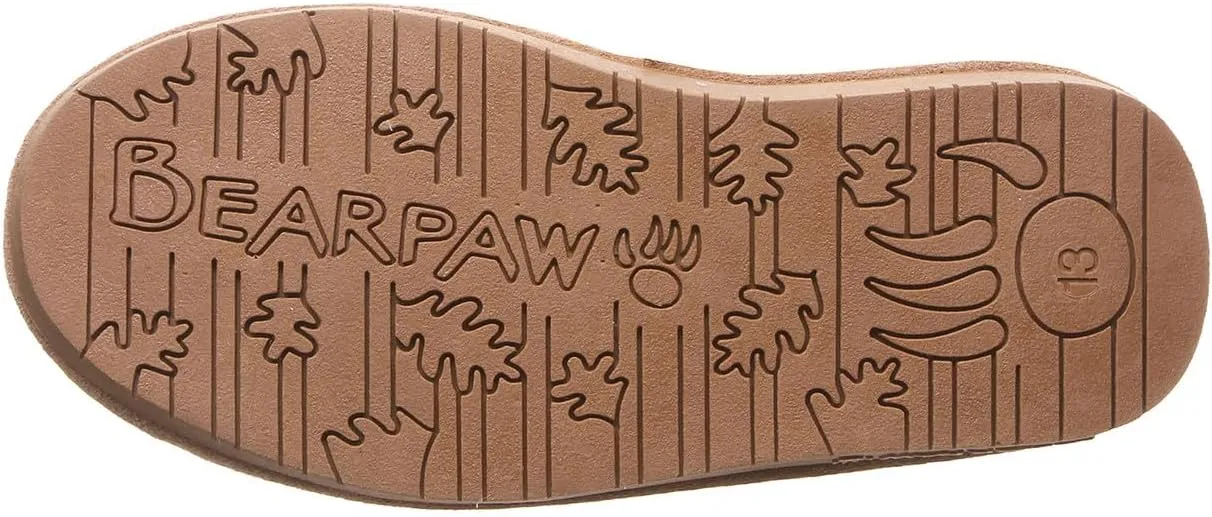 BEARPAW Betsey Youth Multiple Colors | Youth's Boot Classic Suede | Kid's Slip On Boot | Comfortable Winter Boot