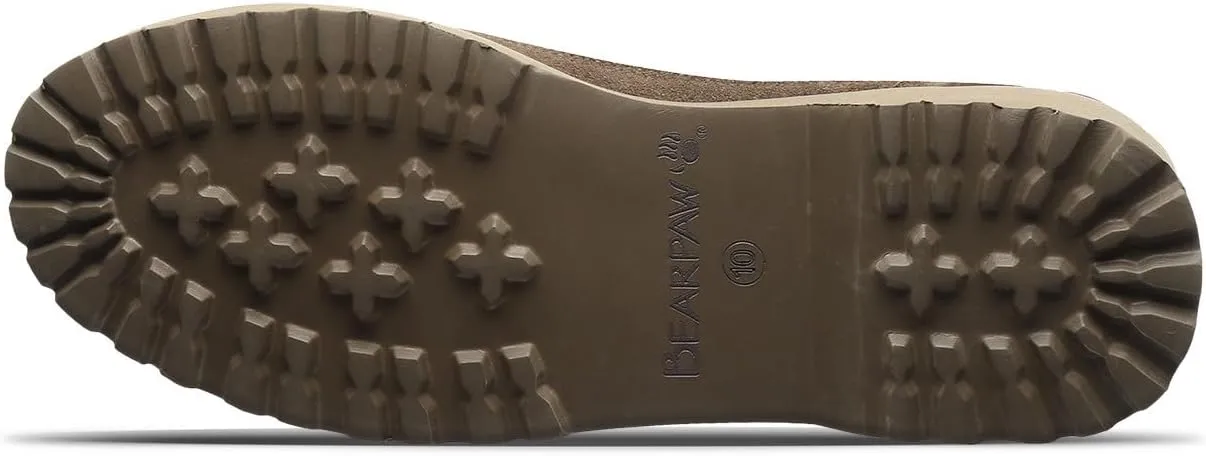 BEARPAW Men's Nick Boot | Men's Boot Classic Suede | Men's Boots | Comfortable Winter Boot