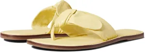 Bernardo Women's White Lillian Leather Flip-Flop Sandal