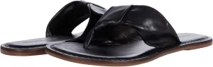 Bernardo Women's White Lillian Leather Flip-Flop Sandal