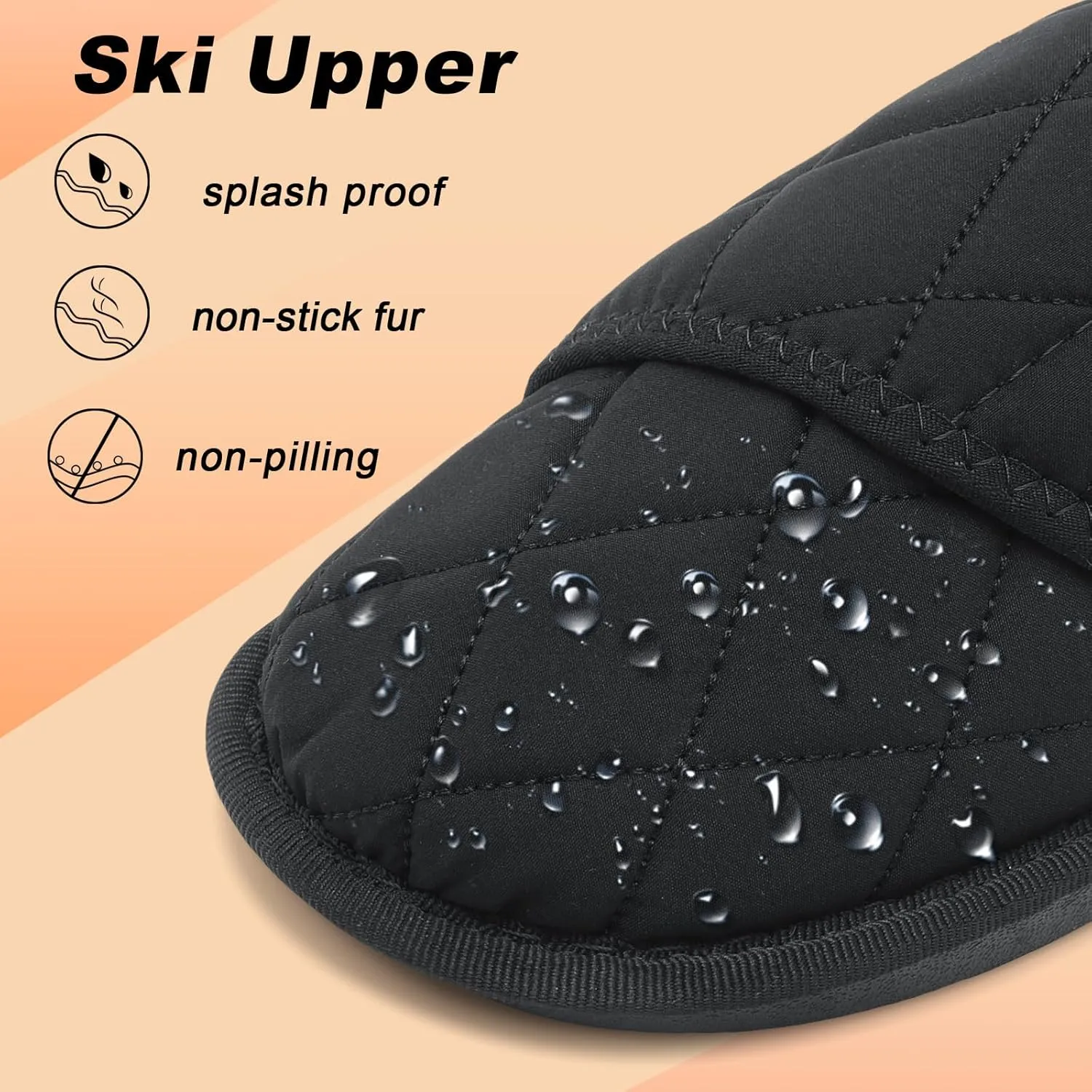 Besroad Womens Slippers Wide Diabetic Shoes Adjustable House Slippers Memory Foam Bedroom Shoes Arthritis Edema Indoor Outdoor