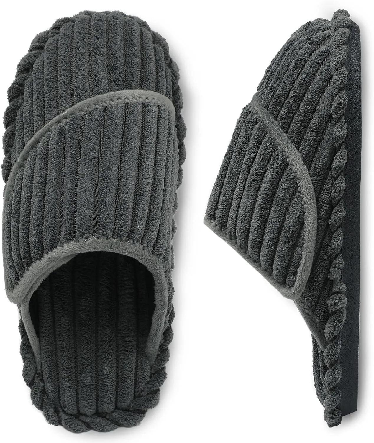 Besroad Womens Slippers Wide Diabetic Shoes Adjustable House Slippers Memory Foam Bedroom Shoes Arthritis Edema Indoor Outdoor