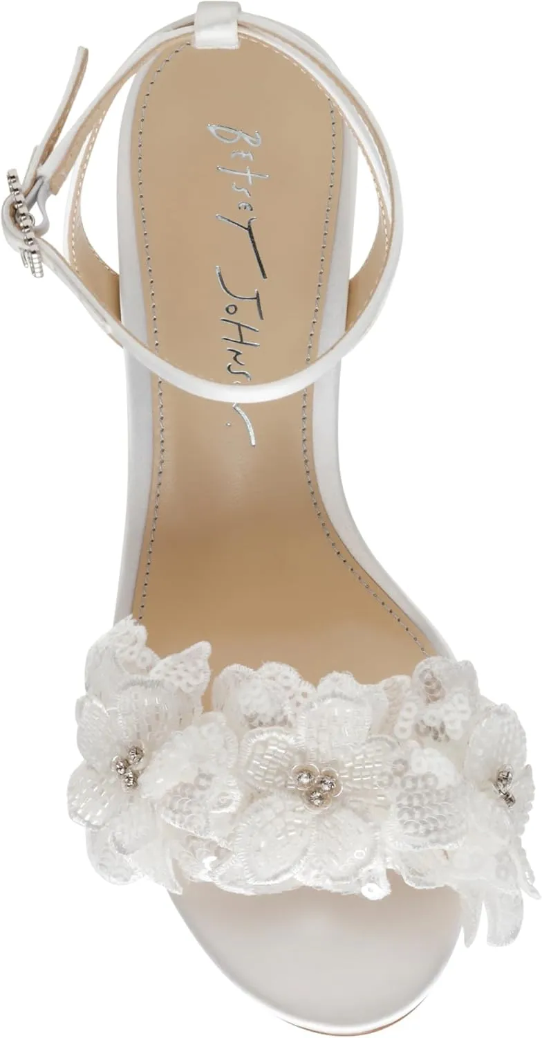 Betsey Johnson Women's Cali Heeled Sandal