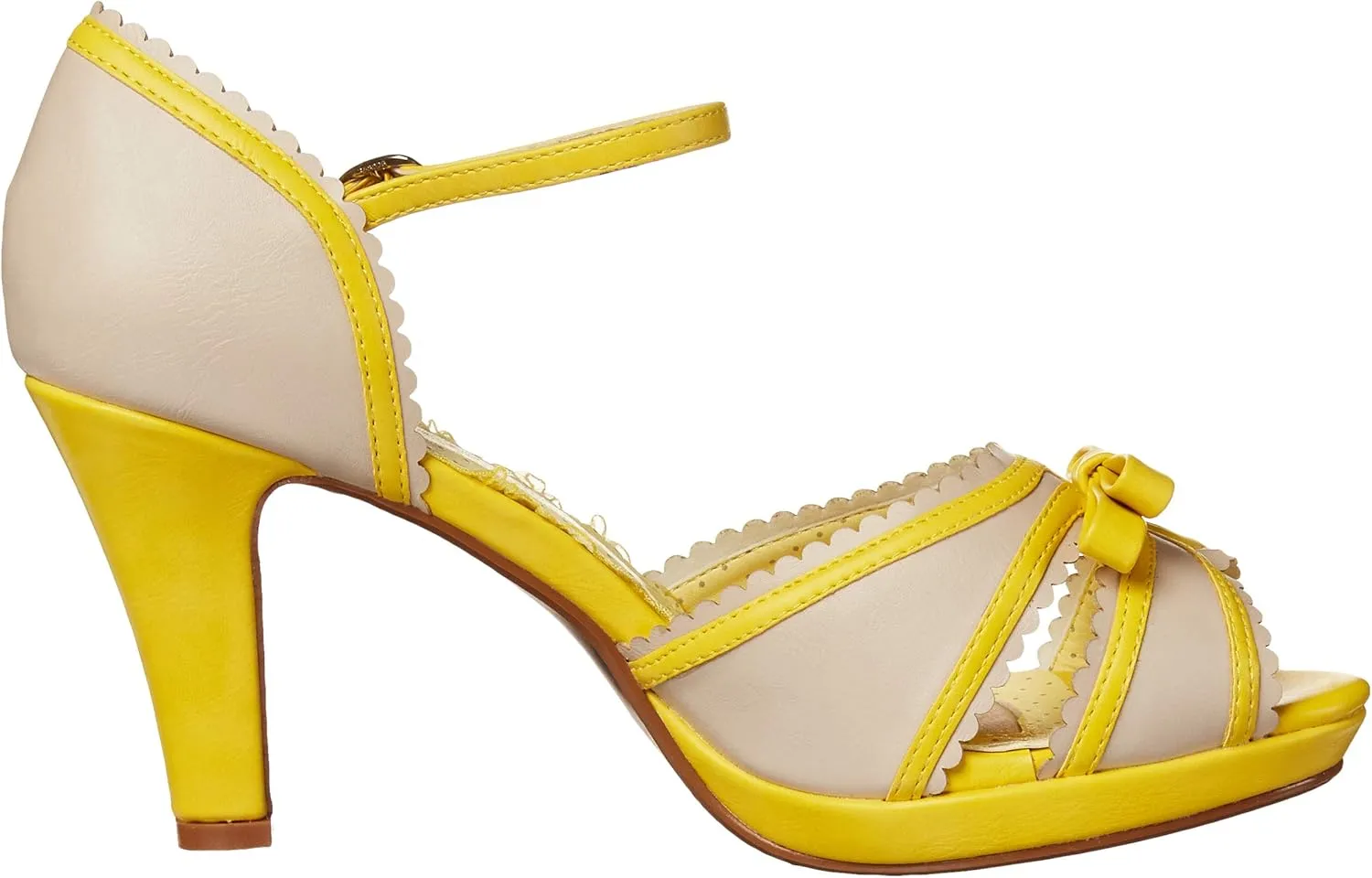 Bettie Page Women's Pinup, Retro, Vintage Heeled Sandal