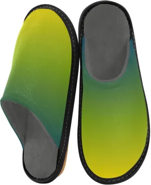 Black Red House Slippers for Women Men Non-Slip Slip On Slippers