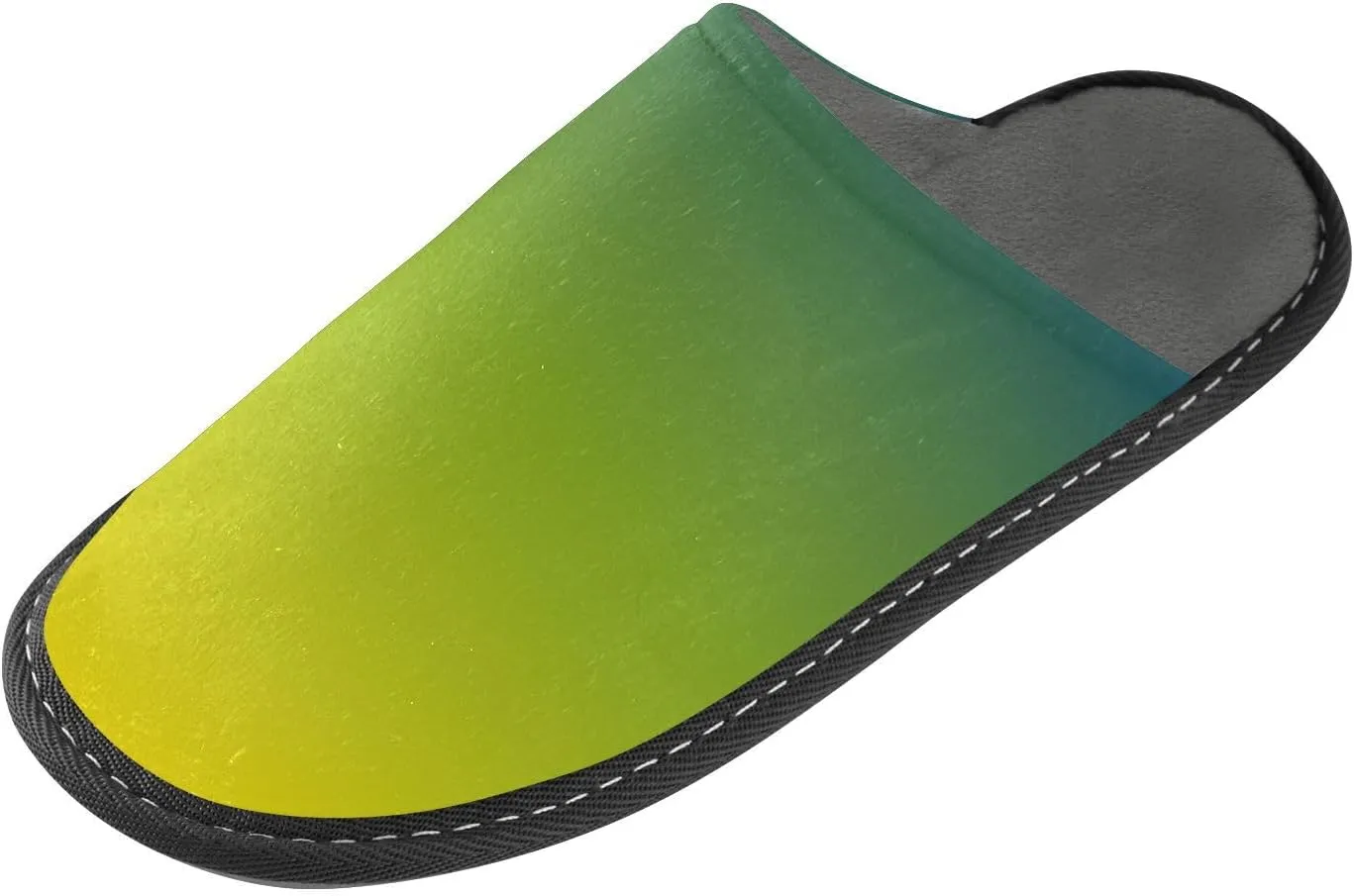 Black Red House Slippers for Women Men Non-Slip Slip On Slippers