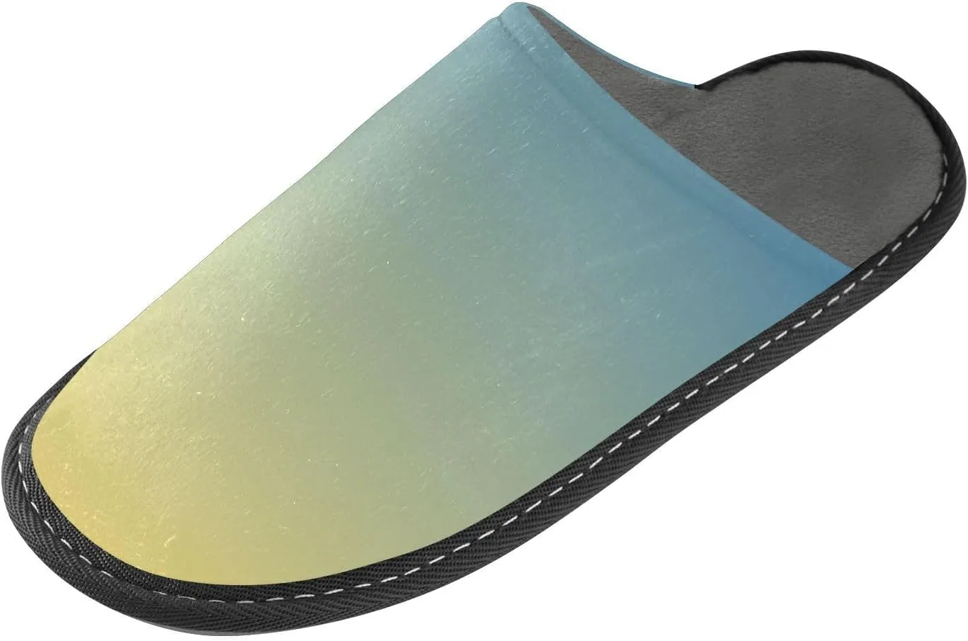Black Red House Slippers for Women Men Non-Slip Slip On Slippers
