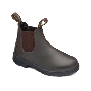 Blundstone Unisex #630 Kids Elastic Side Soft Toe Chelsea Boot, Chestnut Brown