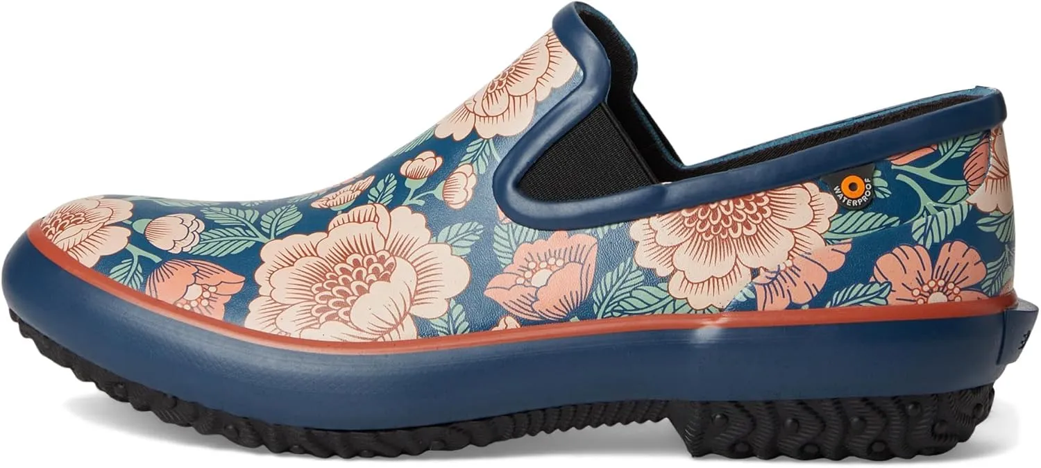 BOGS Women's Patch Slip on Tapestry Floral Rain Boot