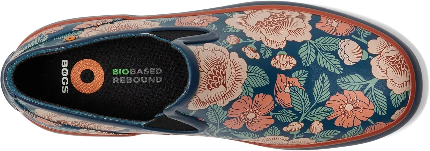 BOGS Women's Patch Slip on Tapestry Floral Rain Boot