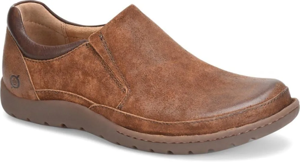 BORN Men's, Nigel Slip-On Rust 11 M