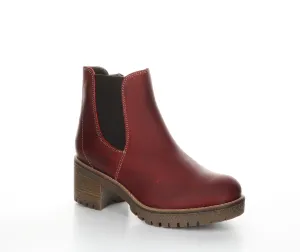 BOS & CO MASS RED LEATHER WATERPROOF