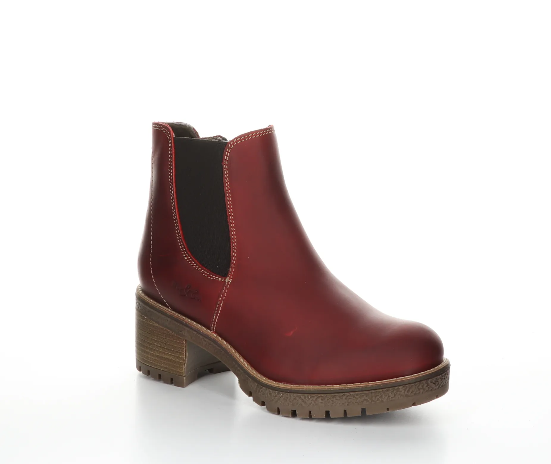 BOS & CO MASS RED LEATHER WATERPROOF