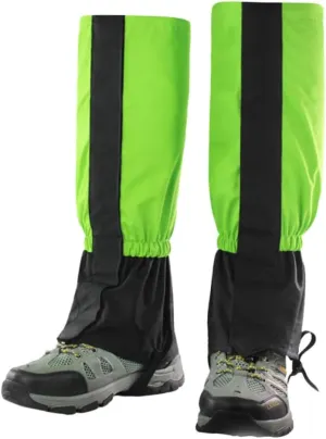 Breathable Waterproof Hiking Gaiters Boot Covers Proof Shoelace Hook for Skiing Climbing Hiking and Outdoor Activities