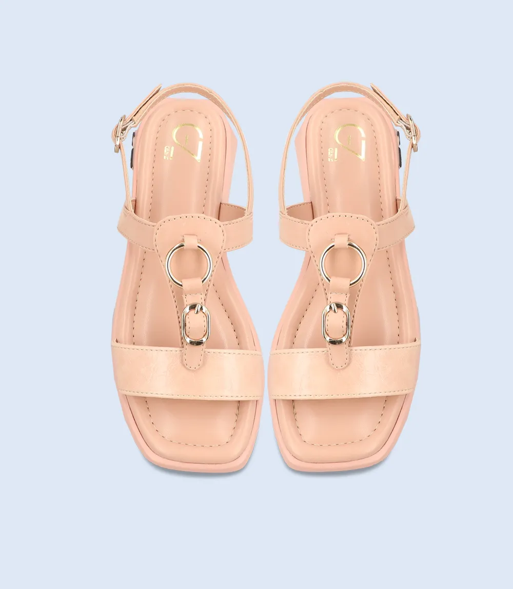 BW9746-TEA PINK-Women Comfort Sandal
