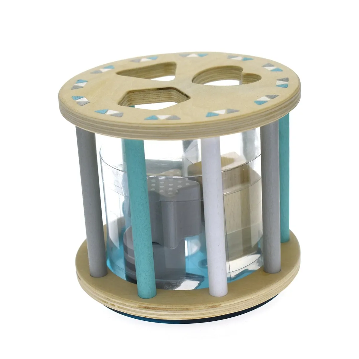 Calm & Breezy Rolling Shape Sorter - Blue
