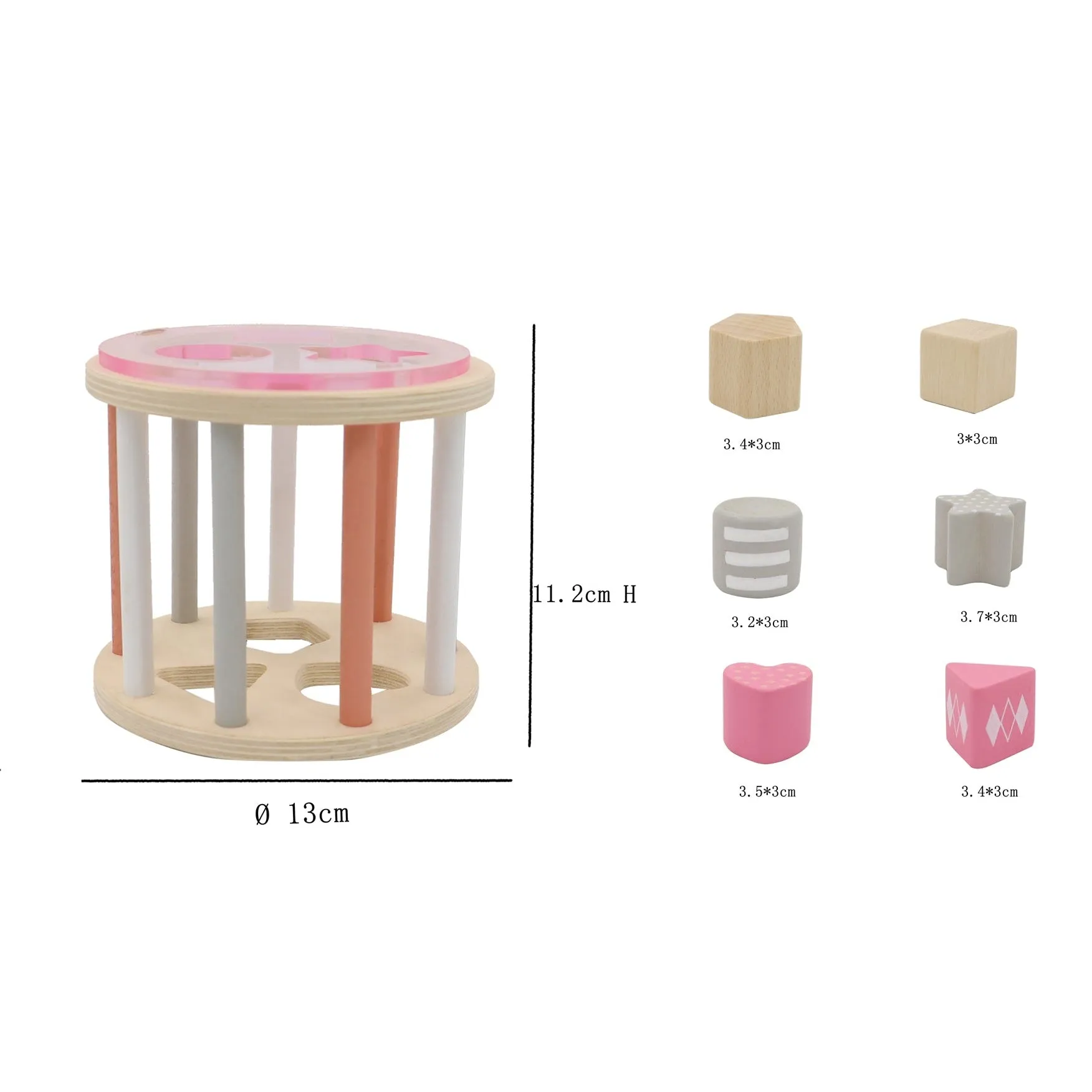 Calm & Breezy Rolling Shape Sorter - Blue