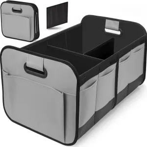 Car Trunk Organizer for Jaguar I‑PACE F‑PACE E‑PACE F‑Type XJ XF XE Large Capacity Trunk Storage Organizer Foldable Car Boot Organiser Storage Accessories,B