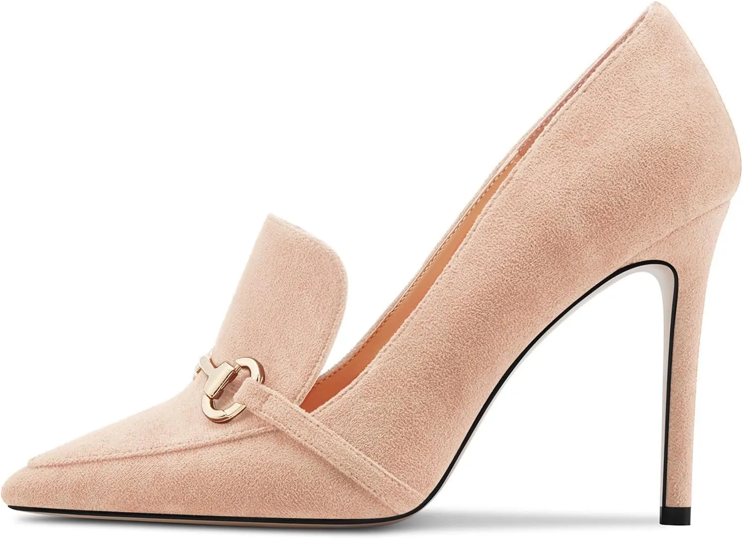 Castamere Womens High Stiletto Heel Pointed Toe Slip-on Pumps Wedding Office 3.9 Inches Heels