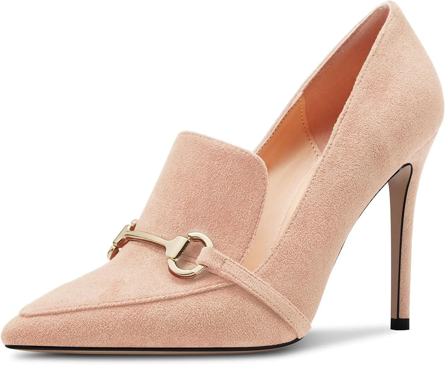 Castamere Womens High Stiletto Heel Pointed Toe Slip-on Pumps Wedding Office 3.9 Inches Heels