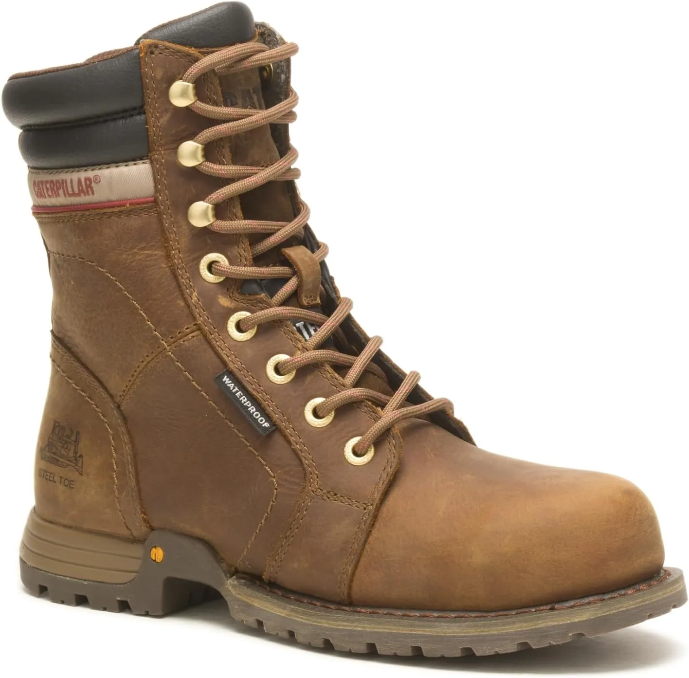 Cat Footwear Women's Echo Waterproof Steel Toe Work Boot