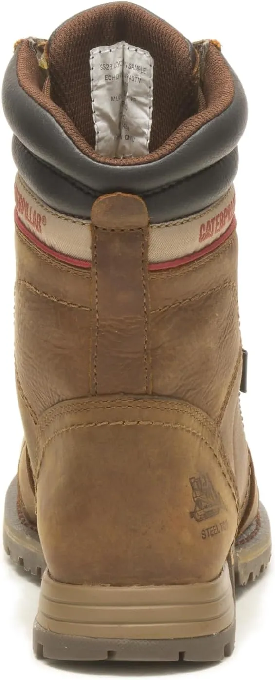 Cat Footwear Women's Echo Waterproof Steel Toe Work Boot