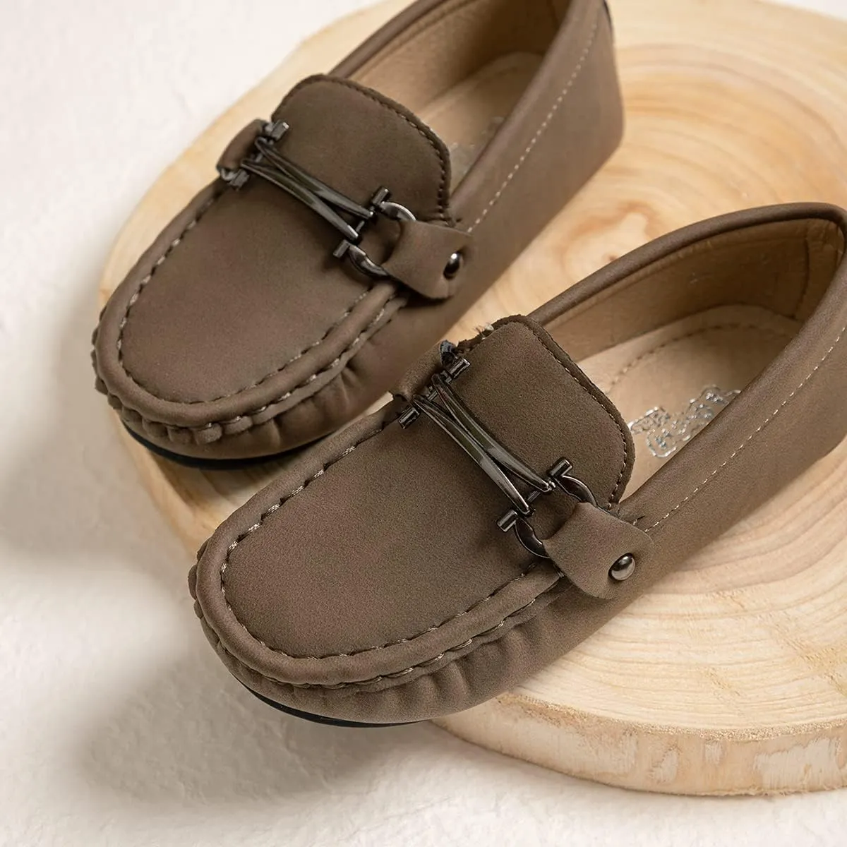 CENCIRILY Toddler Boys Girls Loafers Soft Slip On Little Kid Oxford Dress Flats Casual Boat Shoes School Uniform Moccasin Walking Shoes