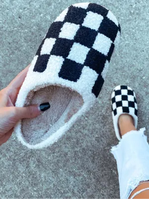 Checkered Slippers