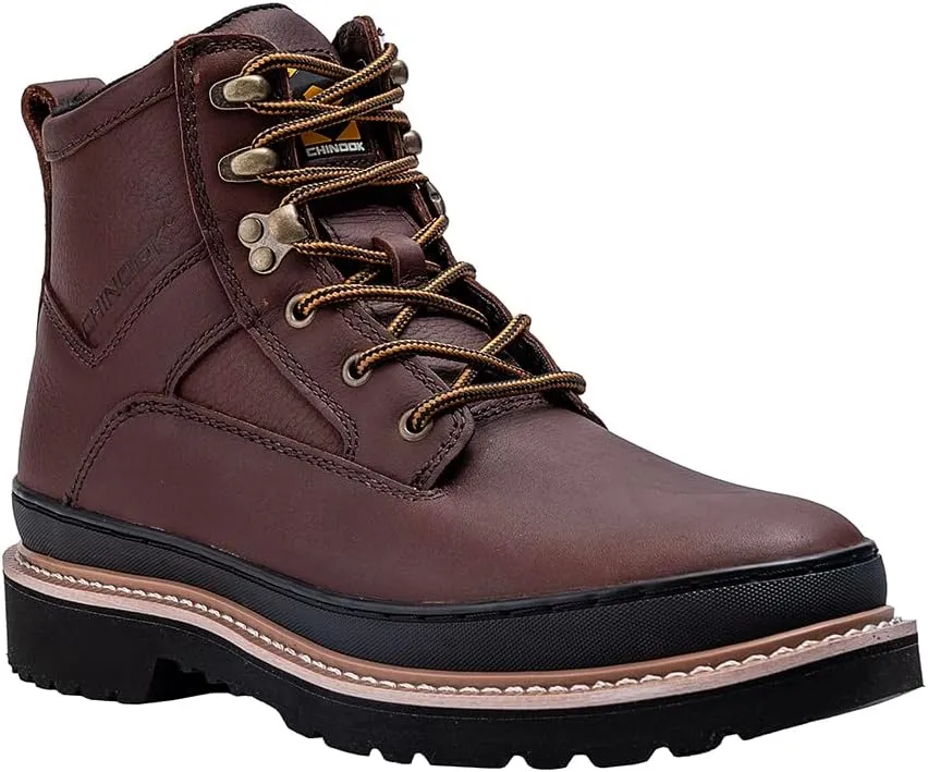 Chinook Footwear Workhorse II 6" Soft Toe Men’s Work Boot - Brown