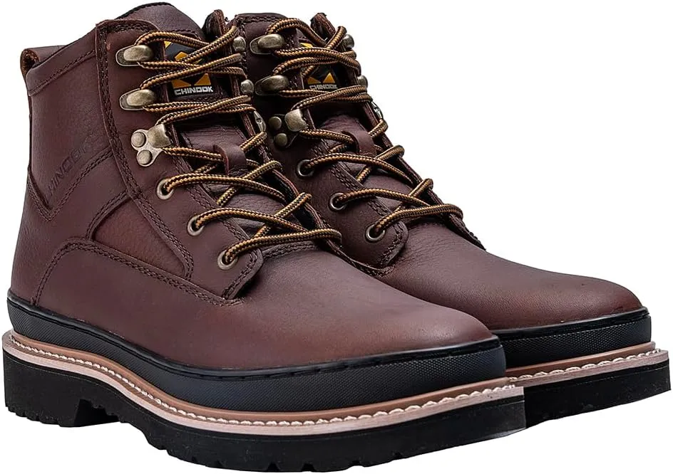 Chinook Footwear Workhorse II 6" Soft Toe Men’s Work Boot - Brown